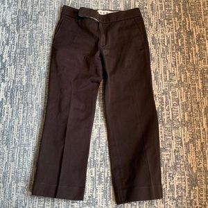 Marni size 42, chocolate brown cropped pants
